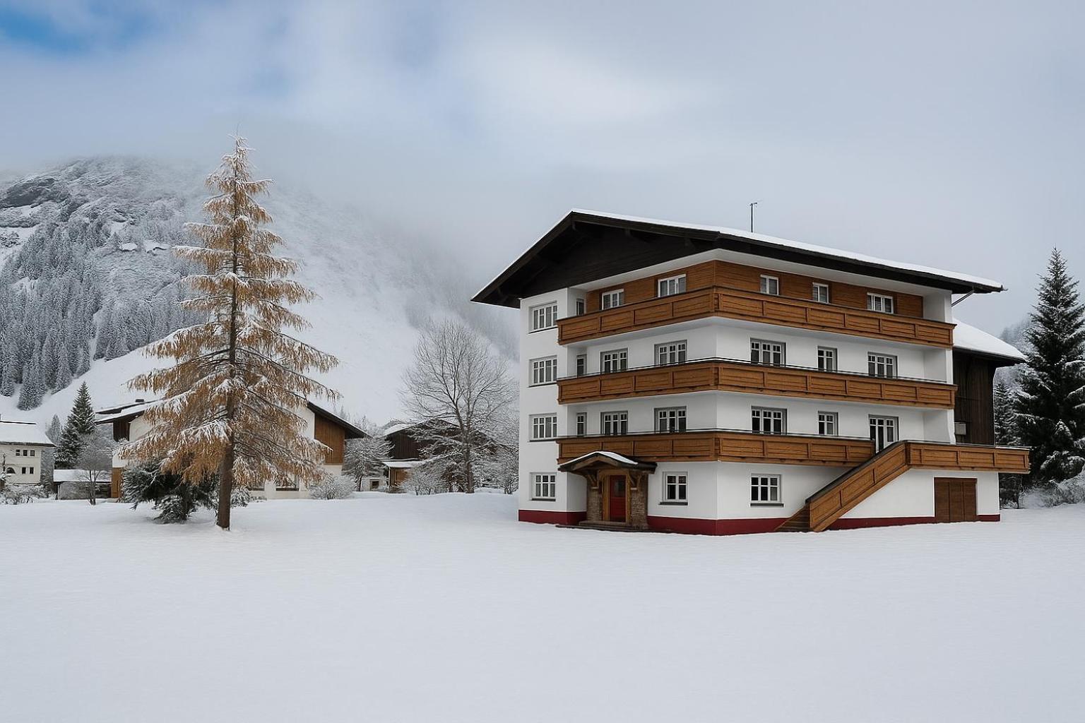 Familienzimmer mit Bergblick